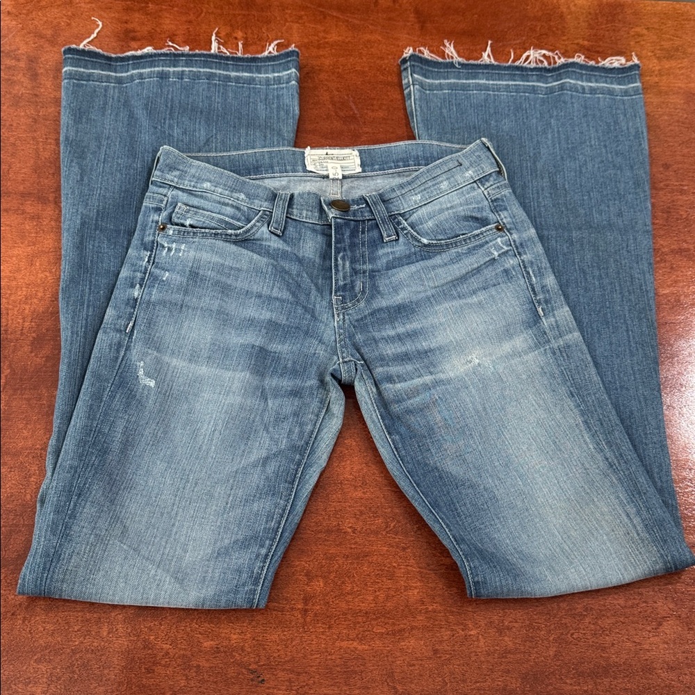Current/Elliott Low Rise Bell Slim Flare Jeans Sz 25 NWOT